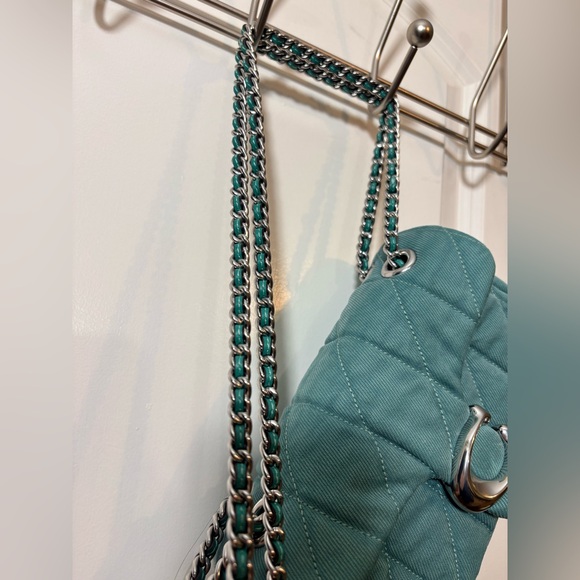 💎 Coach Quilted Denim Tabby 20 - Stunning "Ivy" Wash NWT - Picture 7 of 16